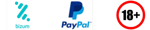 Bizum, PayPal y servicio para mayores de 18 años